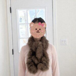 100% Genuine Russian Sable Fur Scarf – Brand New Not Vintage